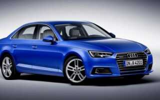 Audi провела рестайлинг модели A4 седан 2016 года
