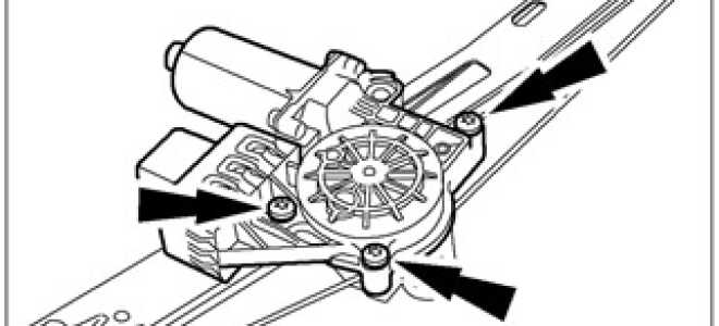 Электродвигатель стеклоподъемника окна двери Ford Focus 1