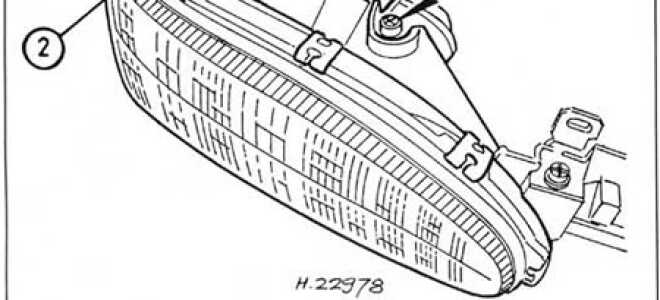 Регулировка луча света фар Ford Mondeo 1, 2