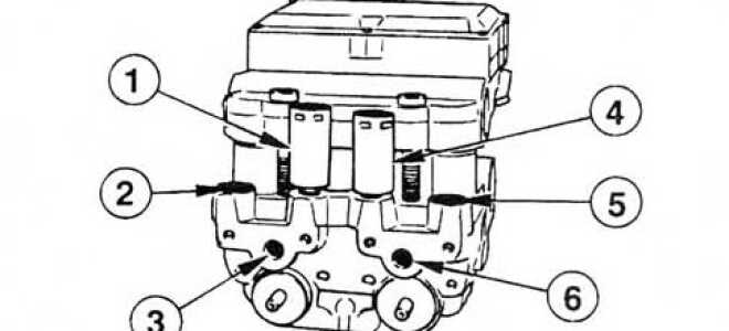 Снятие и установка клапана ограничения давления (с АБС) Ford Mondeo 1, 2